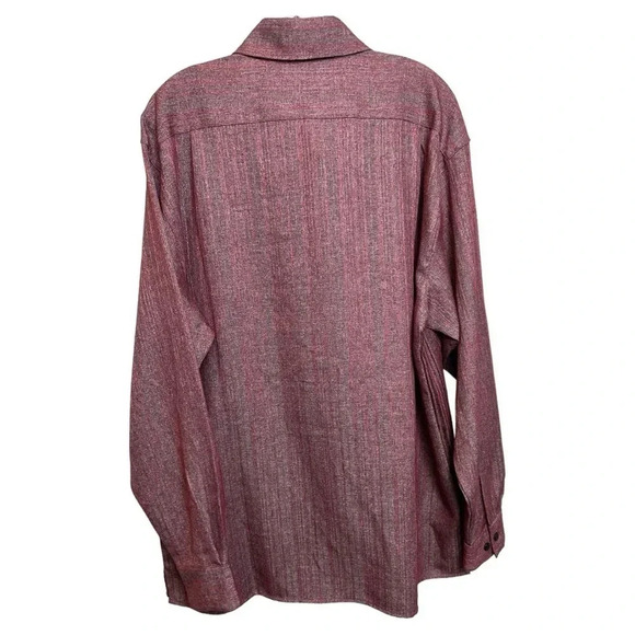 Pronti Collection By Phita Mens Long Sleeve Button Front Shirt - Picture 3 of 9